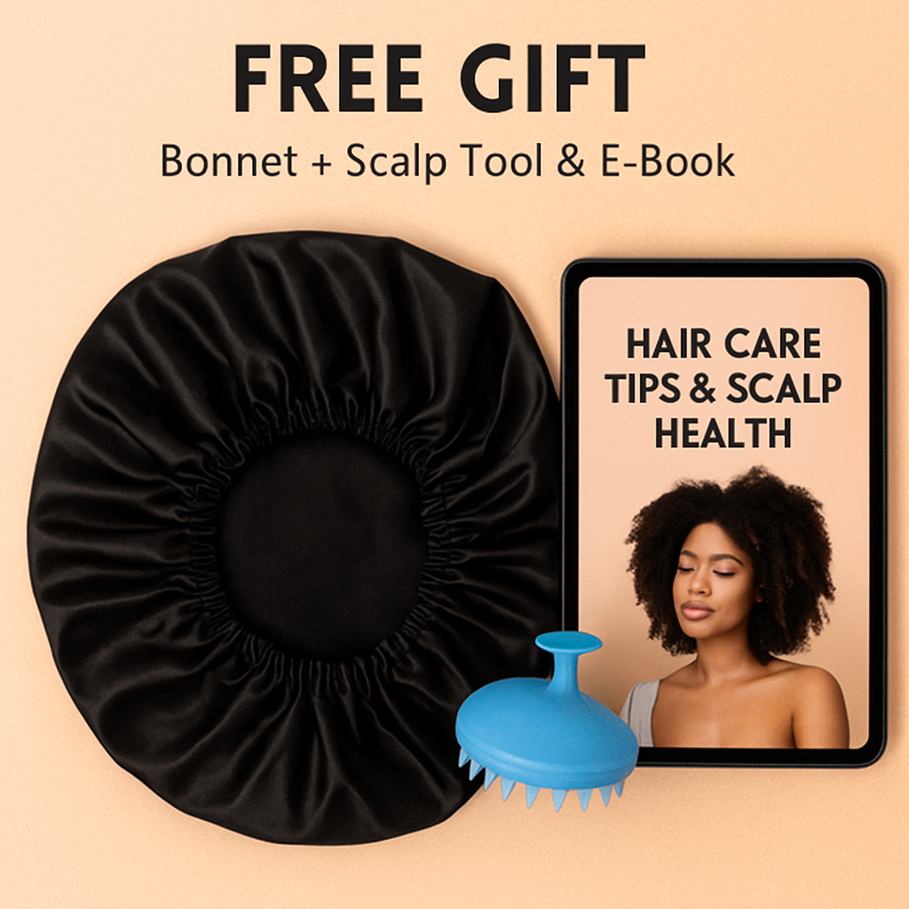 Free Gift - Bonnet + Scalp tool & E-book